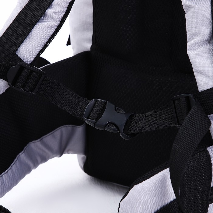 Рюкзак туристический, Taif, 90 л, отдел на шнурке, наружный карман, 2 боковые сетки, цвет серый/красный Рюкзак туристический, Taif, 90 л, отдел на шнурке, наружный карман, 2 боковые сетки, цвет серый/красный