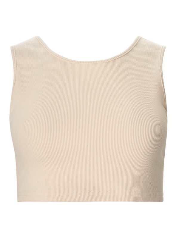 Топ женский MINAKU: Casual Collection цвет ваниль, размер 46