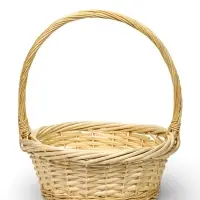 Набор корзин 3 шт, 36х36х14, 30х30х13, 23х23х7  лоза белый