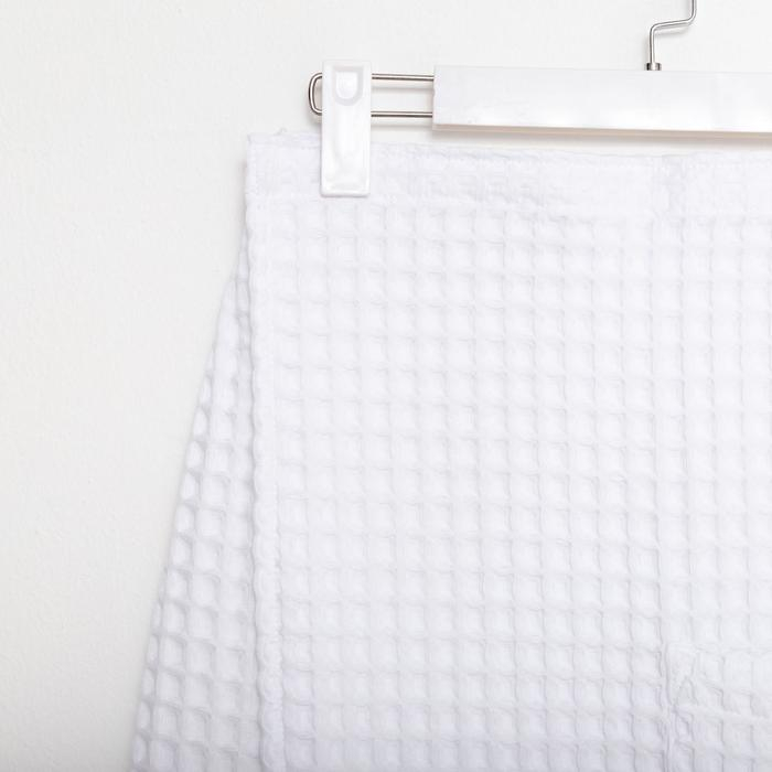 Килт вафельный банный Этель «Boho» 75*145 см. цв. белый, 100% хл, 290 г/м2 Килт вафельный банный Этель «Boho» 75*145 см. цв. белый, 100% хл, 290 г/м2