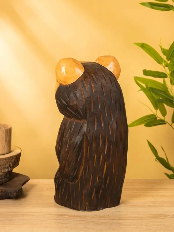 Сувенир "Мишка" дерево 16х14х30 см