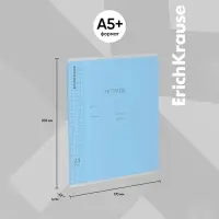 Тетрадь 24 листа в клетку, ErichKrause &laquo;Классика&raquo;, обложка мелованный картон, голубая