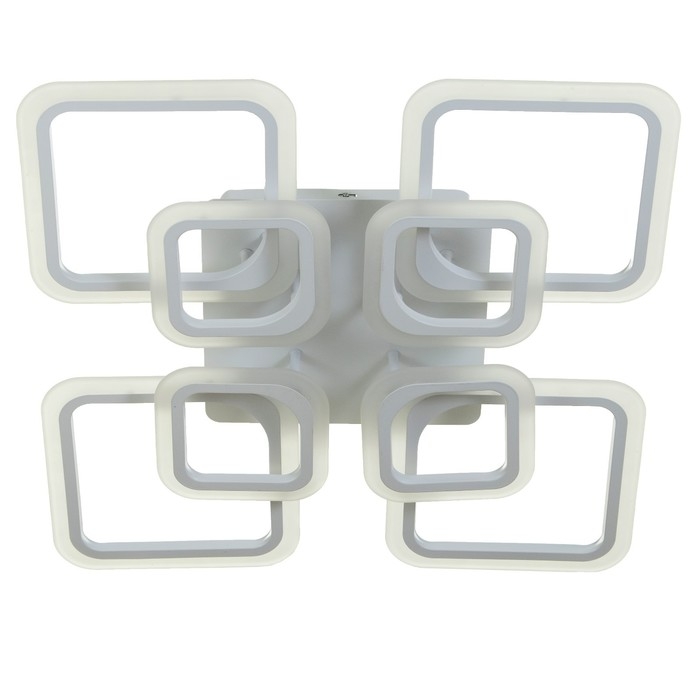 Люстра с ПДУ 59117/8WT LED 240Вт 3000-6000К диммер белый 55х55х10 см BayerLux