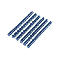 Клеевые стержни ТУНДРА, 7&times;100 мм, синие, 6 шт.