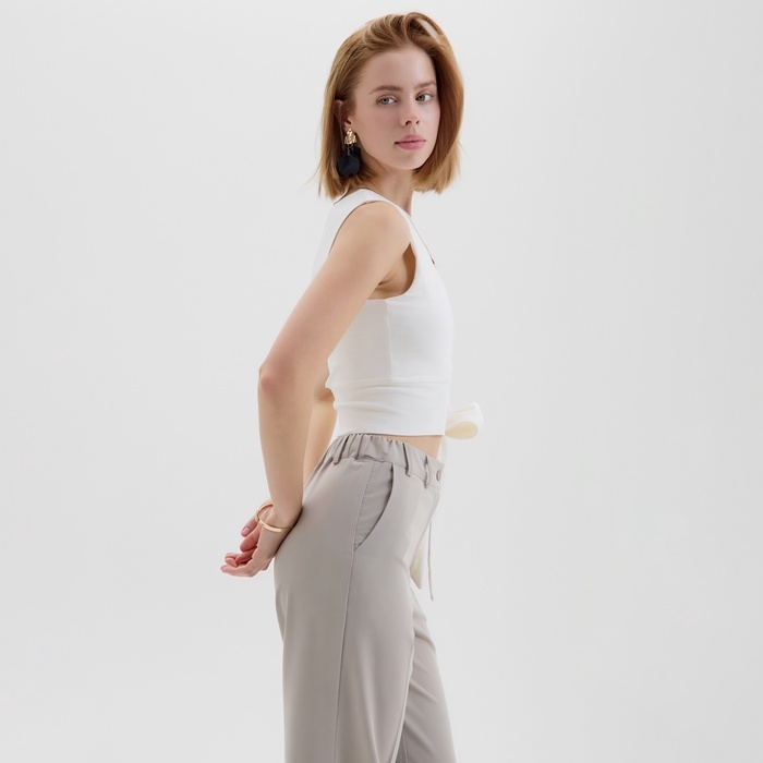 Топ женский MINAKU : Casual Collection цвет белый, р-р 44