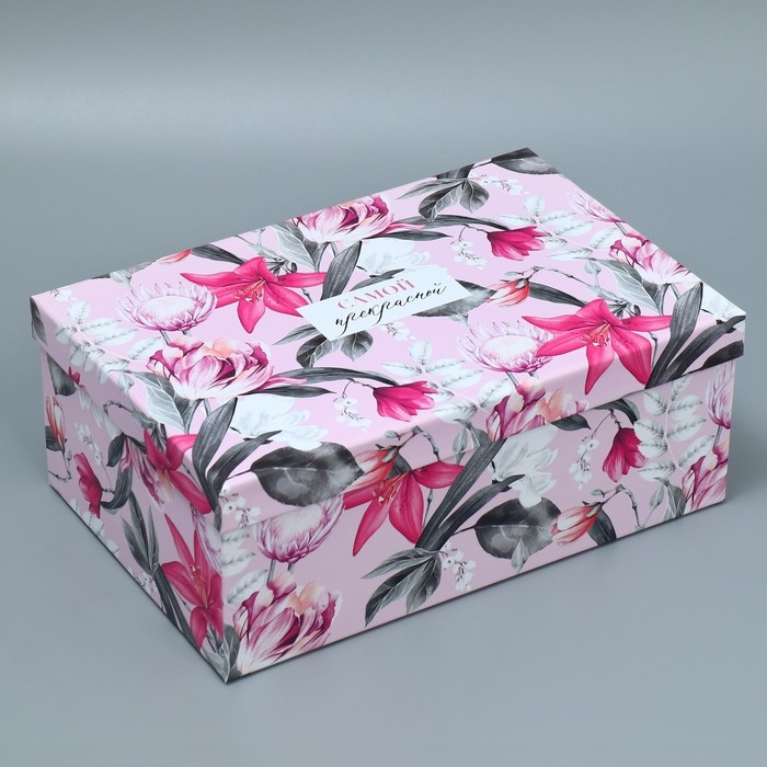 Набор коробок 10 в 1, упаковка подарочная, &laquo;Цветочный сад&raquo;, 12 х 7 х 4 - 32.5 х 20 х 12.5 см
