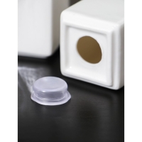 Набор фарфоровый для специй на бамбуковой подставке BellaTenero, 3 предмета: солонка 60 мл, перечница 50 мл, салфетница, цвет белый