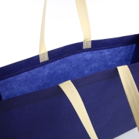 Сумка пляжная без застёжки, цвет синий Сумка пляжная без застёжки, цвет синий