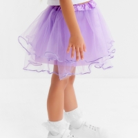 Юбка сетка детская KAFTAN, сиреневый, размер 28