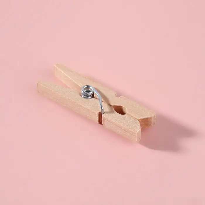 Прищепки для шитья, 3&times;0.5&times;0.3 см, 10 шт., бежевые