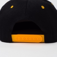 Бейсболка с прямым козырьком для мальчика MINAKU, размер 54, цвет чёрный/жёлтый Бейсболка с прямым козырьком для мальчика MINAKU, размер 54, цвет чёрный/жёлтый