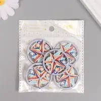 Декор для творчества дерево "Морская звезда" 4х4х0,3 см