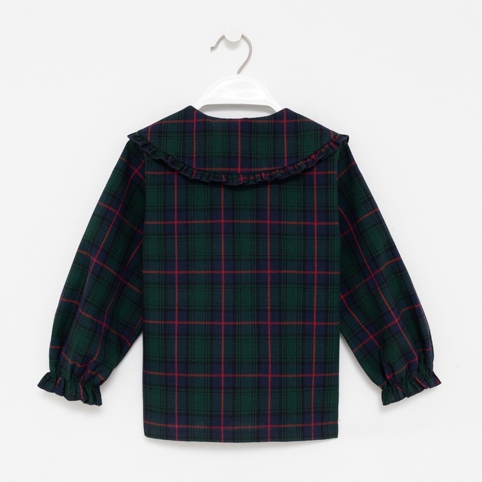 Рубашка для девочки KAFTAN "Клетка", р. 32 (110-116 см)