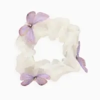 Резинка для волос &laquo;Бабочки&raquo; бежевая, Принцессы