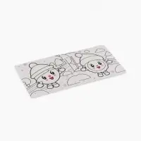 Многоразовая раскраска "Встречаем Новый год", 12 стр., 16х16 см, Малышарики