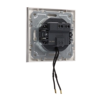 Выключатель TOT Glossy Glass, 10 А, 1 клавиша, с подсветкой, скрытый, стекло, серебристый Выключатель TOT Glossy Glass, 10 А, 1 клавиша, с подсветкой, скрытый, стекло, серебристый