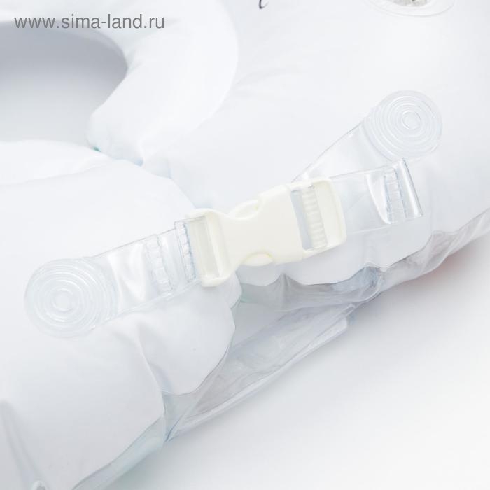 Круг для плавания на шею Robby, &laquo;Пираты&raquo;, надувной, с ручками, цвет белый