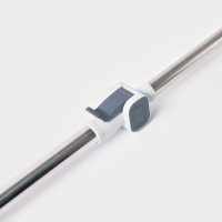 Оконная швабра с креплением на липучке 30х8 см, длина 103-145 см, 2 насадки, 45+180 поворот   107959