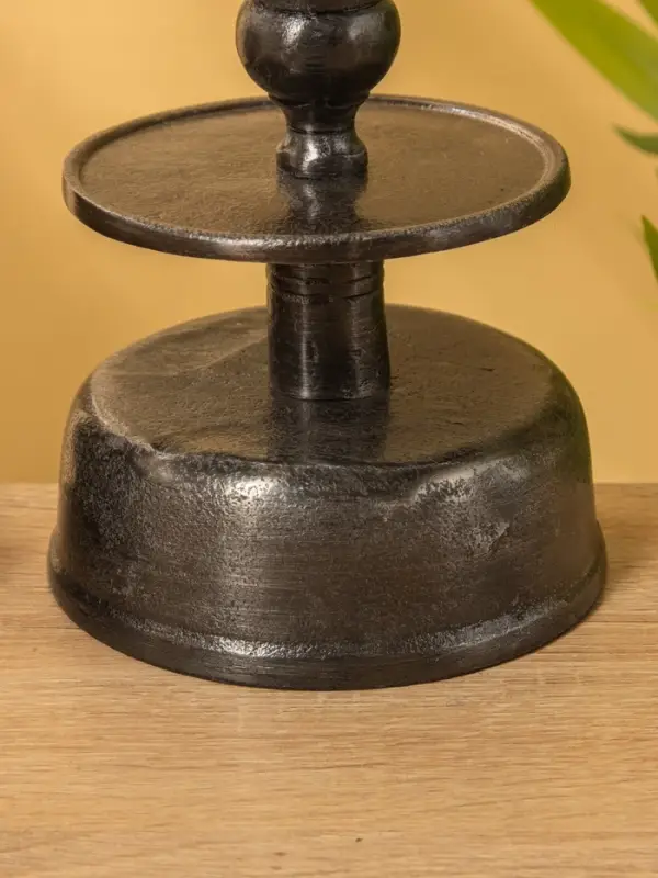 Подсвечник "Ретро серия Барселона" алюминий  13х13х15 см