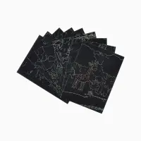 Гравюра блокнот "Животные", 9 листов, штихель