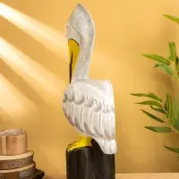 Сувенир &laquo;Пеликан&raquo;, 17&times;20&times;50 см, дерево, белый