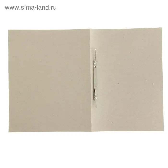 Скоросшиватель картонный, плотность 370 г/м&sup2;, на 200 листов, евро