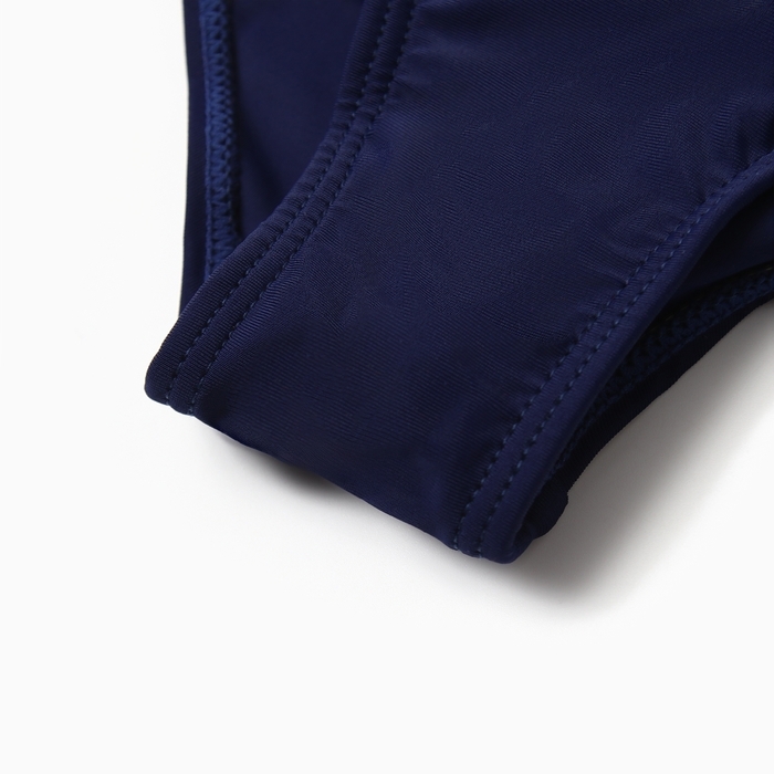 Купальник слитный для девочек, цвет темно-синий, рост 122-128 см Купальник слитный для девочек, цвет темно-синий, рост 122-128 см