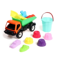 Песочный набор с самосвалом «Дюна», 12 предметов Песочный набор с самосвалом «Дюна», 12 предметов