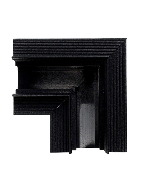 Коннектор угловой для магнитного шинопровода, серия "Broad", скрытый монтаж, алюминий