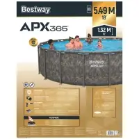 Бассейн каркасный Steel Pro Max 549 х 132 см (фильтр-насос,лестница,тент) 561KC