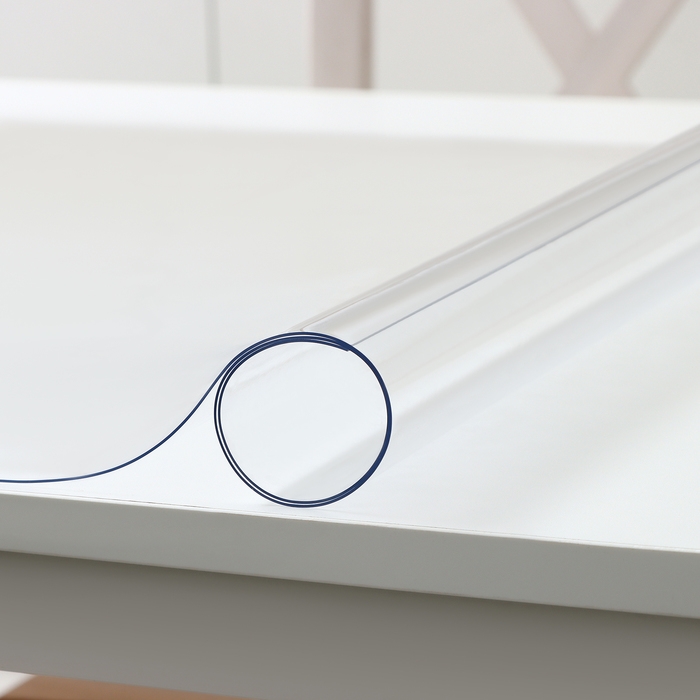 Термоскатерть Доляна &laquo;Гибкое стекло&raquo;, 100&times;100 см, толщина 1,2 мм