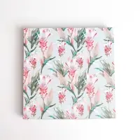 Коробка для печенья, кондитерская упаковка с пластиковой крышкой, Make your life sweet, 18 х 18 х 3 см