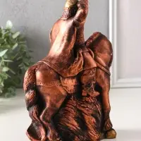 Фигура гипс &laquo;Богатырь на коне&raquo;, 25&times;19&times;11 см