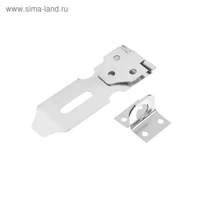 Накладка с проушиной для навесного замка, 95 мм, нержавеющая сталь