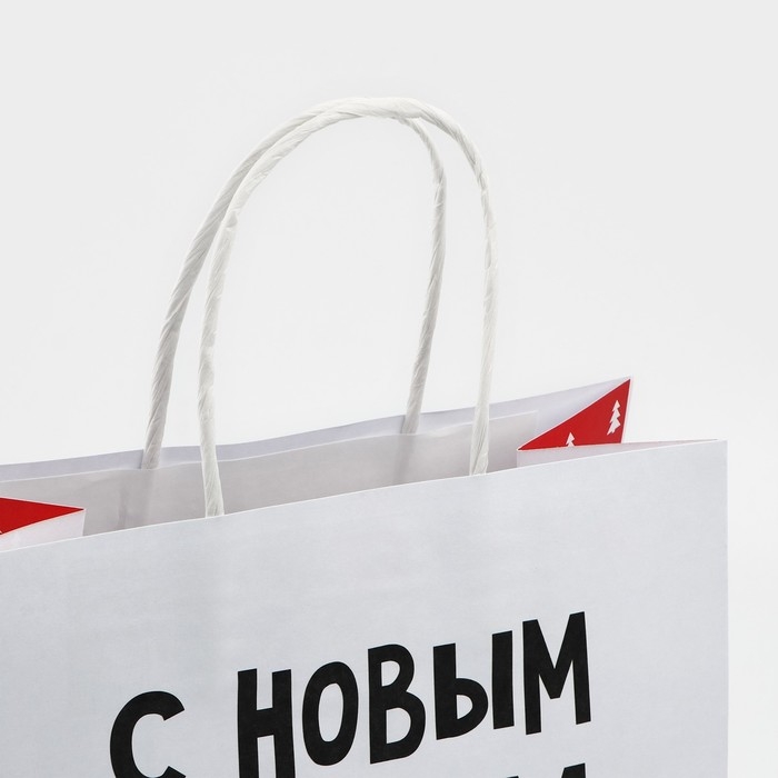 Пакет подарочный новогодний &laquo;С Новым годом, пупсик&raquo;, 22 х 22 х 11 см , Новый год