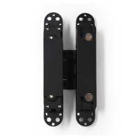 Петля скрытой установки LOCKLAND, 25х150 мм, с 3D-регулированием, цвет черный