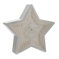 Ночник "Дед мороз" LED USB от батареек 3хАА белый 22,5х22,5х5 см RISALUX Ночник "Дед мороз" LED USB от батареек 3хАА белый 22,5х22,5х5 см RISALUX