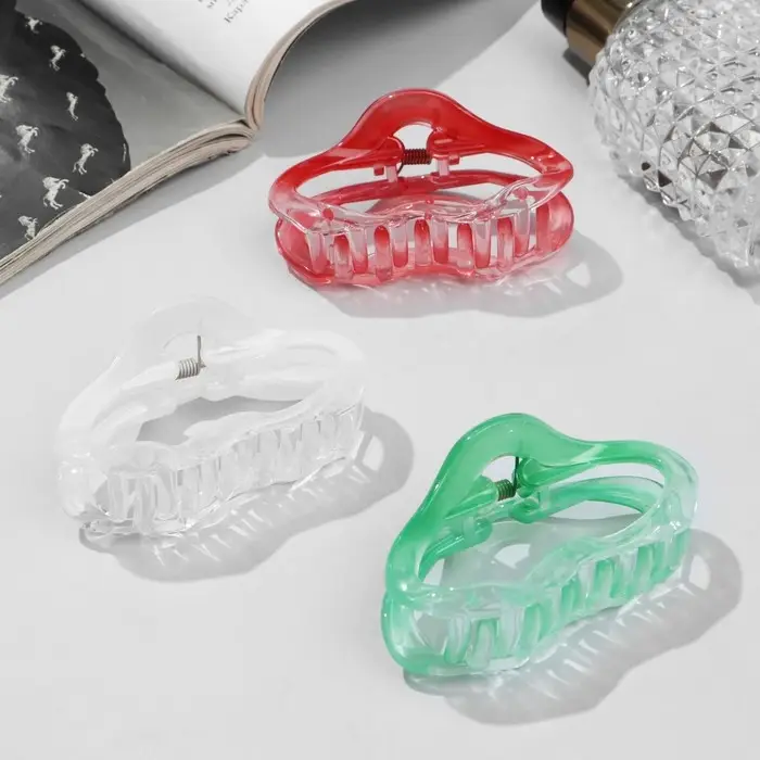 Крабик для волос &laquo;Альба&raquo;, овал колор, 7 см, МИКС