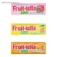 Жевательные конфеты Fruittella мини, ассорти, 11 г