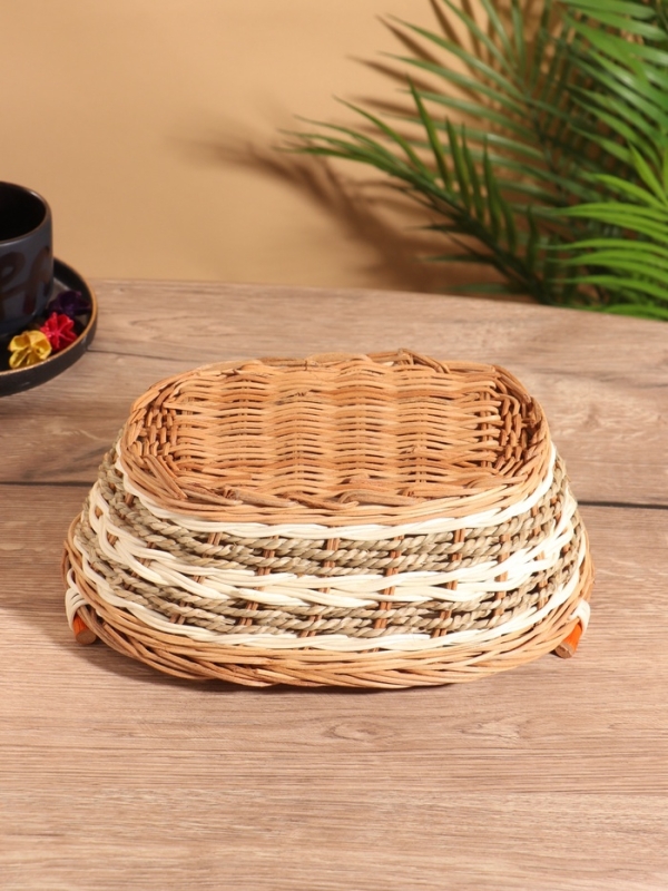 Корзина плетеная 27x19x10 см, ротанг