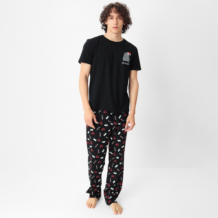 Пижама мужская KAFTAN ho ho ho, р.54 Пижама мужская KAFTAN ho ho ho, р.54