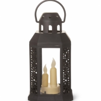 Светодиодная свеча в подсвечнике RISALUX &laquo;Восточные свечи&raquo;, LED-ночник, 1.5 Вт, 3&times;ААА, 15.5&times;15.5&times;34 см