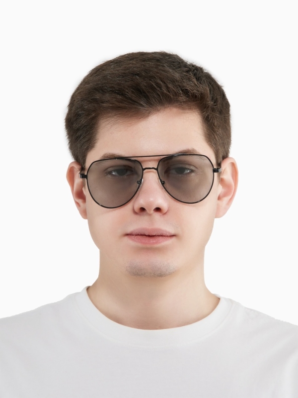 Очки солнцезащитные фотохромные, uv 400, дужка 14.3 см, ширина 13.7 см, линза 5.3 х 5.7 см 107979 Очки солнцезащитные фотохромные, uv 400, дужка 14.3 см, ширина 13.7 см, линза 5.3 х 5.7 см 107979