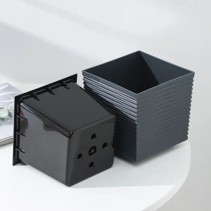 Кашпо со вставкой &laquo;Стиль&raquo;, 1,5 л, цвет графит