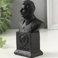 Бюст Сталина, 12х6.5х4.5см, графит