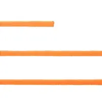 Круглый шнур Lasso XL, оранжевый неон, 200 см
