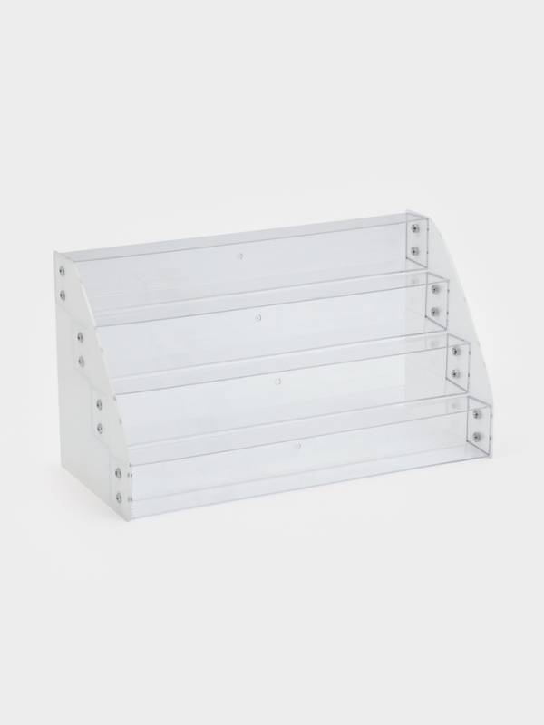 Подставка под лаки 4 этажа, 31,3&times;14,4&times;18,3 см, оргстекло 2 мм