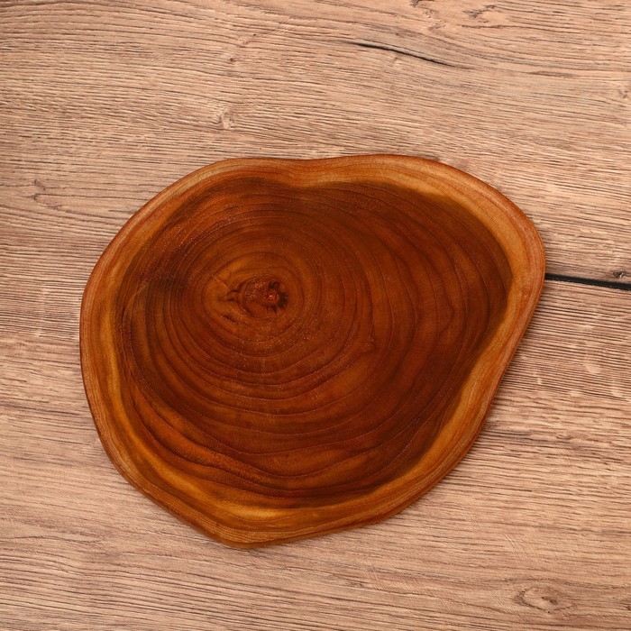 Блюдо, 29-27 см, тиковое дерево