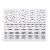 Наклейки для ногтей &laquo;Бусинка&raquo;, металлизированные, цвет серебристый