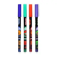 Ручка гелевая СТИРАЕМЫЕ ЧЕРНИЛА, стержень синий, 0.5 мм, корпус Баскетбол МИКС